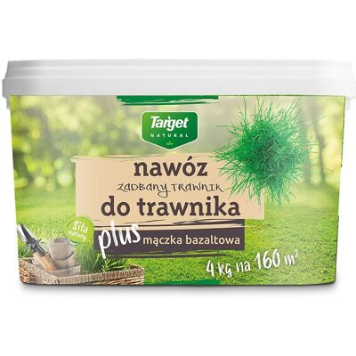 Target NAWÓZ ZADBANY TRAWNIK Z MĄCZKĄ BAZALTOWĄ 4 kg Target NAWÓZ ZADBANY TRAWNIK Z MĄCZKĄ BAZALTOWĄ 4 kg