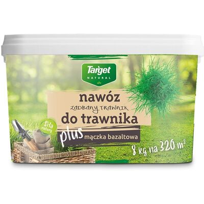 Target NAWÓZ ZADBANY TRAWNIK Z MĄCZKĄ BAZALTOWĄ 8 kg Target NAWÓZ ZADBANY TRAWNIK Z MĄCZKĄ BAZALTOWĄ 8 kg