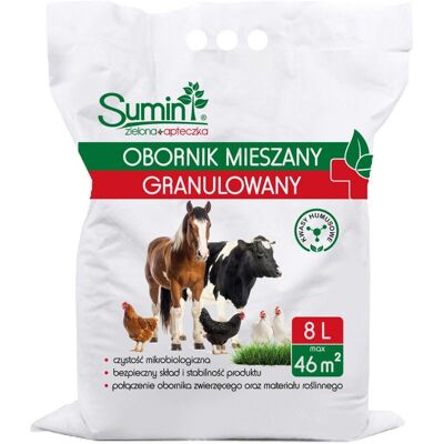 Obornik Granulowany Mieszany Sumin 8l Obornik Granulowany Mieszany Sumin 8l