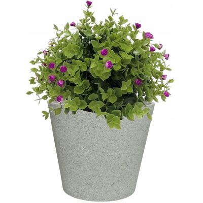 Kaemingk Osłonka okrągła stożkowa 26,3x30 cm beżowa Kaemingk Osłonka okrągła stożkowa 26,3x30 cm beżowa