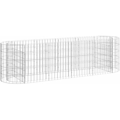 VMP Podwyższona Donica Gabionowa, Galwanizowane Żelazo 190x50x50 Cm VMP Podwyższona Donica Gabionowa, Galwanizowane Żelazo 190x50x50 Cm