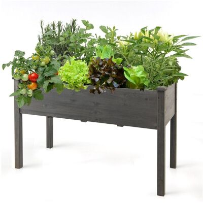 COSTWAY Podwyższona Skrzynia Do Sadzenia Grządka Do Roślin 125 X 59 X 76 Cm COSTWAY Podwyższona Skrzynia Do Sadzenia Grządka Do Roślin 125 X 59 X 76 Cm