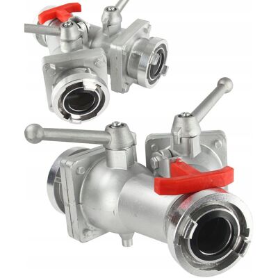 MAR-POL Rozdzielacz Kulowy Strażacki Do Węży Trójnik Złącze 3x 2'' 52mm MAR-POL Rozdzielacz Kulowy Strażacki Do Węży Trójnik Złącze 3x 2'' 52mm