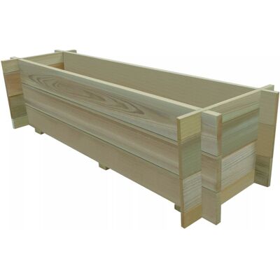 VIDAXL Skrzynka Ogrodowa - 120 cm Impregnowane Drewno - Doniczka na Rośliny VIDAXL Skrzynka Ogrodowa - 120 cm Impregnowane Drewno - Doniczka na Rośliny
