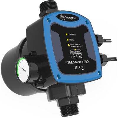 OMNIGENA STEROWNIK CIŚNIENIOWY HYDROBRIO2 PRO DO POMPY Z MINI ZBIORNIKIEM 2 KABLE OMNIGENA STEROWNIK CIŚNIENIOWY HYDROBRIO2 PRO DO POMPY Z MINI ZBIORNIKIEM 2 KABLE