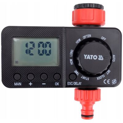 Sterownik nawadniania Yato cyfrowy LCD maks. ciśnienie 6 bar YT-90200 YATO Sterownik nawadniania Yato cyfrowy LCD maks. ciśnienie 6 bar YT-90200 YATO