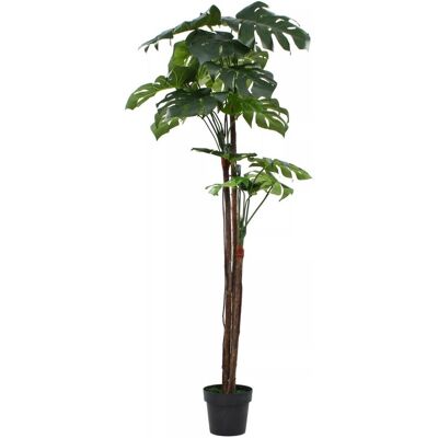 vidaXL Sztuczna Monstera Z Doniczką, Zielona, 170 Cm vidaXL Sztuczna Monstera Z Doniczką, Zielona, 170 Cm
