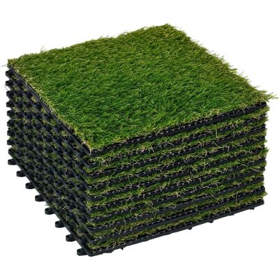 No name Trawa sztuczna 10 sztuk 30x30cm dla ogrodu/tarasu zielony No name Trawa sztuczna 10 sztuk 30x30cm dla ogrodu/tarasu zielony
