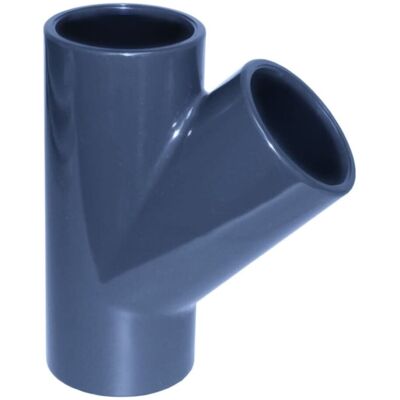 Cepex Trójnik PVC-U 45° 50mm PN10 do systemów rurowych Cepex Trójnik PVC-U 45° 50mm PN10 do systemów rurowych