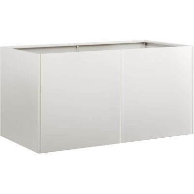 vidaXL Stal nierdzewna jasnoszara 80x40x40 cm doniczka - Doniczka vidaXL Stal nierdzewna jasnoszara 80x40x40 cm doniczka - Doniczka