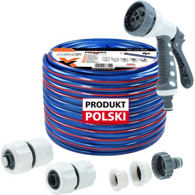 REXXER Wąż Ogrodowy 1/2' 100 M + Złączki + Wielofunkcyjny Pistolet Zraszający REXXER Wąż Ogrodowy 1/2' 100 M + Złączki + Wielofunkcyjny Pistolet Zraszający