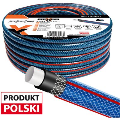 REXXER WĄŻ OGRODOWY 4-warstwowy 1/2 30m 24 BAR REXXER WĄŻ OGRODOWY 4-warstwowy 1/2 30m 24 BAR