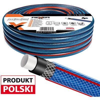 REXXER WĄŻ OGRODOWY 4-warstwowy 3/4 20m 24 BAR REXXER WĄŻ OGRODOWY 4-warstwowy 3/4 20m 24 BAR