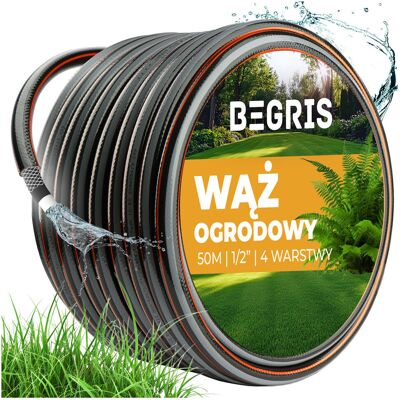 Inny producent Wąż Ogrodowy 4 Warstwowy Zwijany Mocny 50 M 1/2 Inny producent Wąż Ogrodowy 4 Warstwowy Zwijany Mocny 50 M 1/2