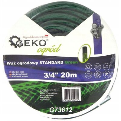 Wąż Ogrodowy Do Wody Ogrodniczy 3/4' 20M Geko Wąż Ogrodowy Do Wody Ogrodniczy 3/4' 20M Geko