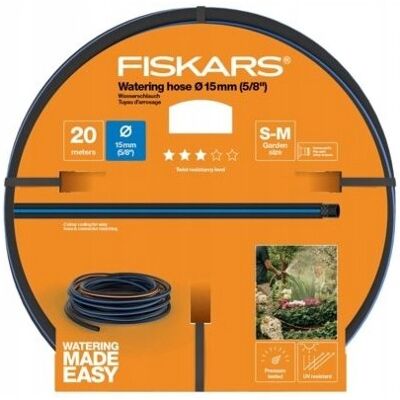 Wąż ogrodowy FISKARS 15mm 5/8'' 20m Q3 uniwersalny Wąż ogrodowy FISKARS 15mm 5/8'' 20m Q3 uniwersalny