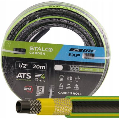 STALCO Wąż ogrodowy Garden 1/2'x20mb nie plącze się STALCO Wąż ogrodowy Garden 1/2'x20mb nie plącze się