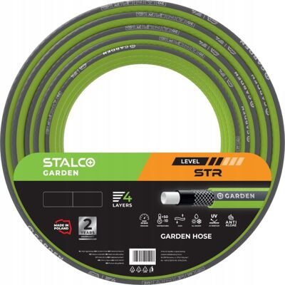 WĄŻ OGRODOWY STR 3/4″ 50m STALCO GARDEN WZMOCNIONY 4-WARSTWOWY S102083450 WĄŻ OGRODOWY STR 3/4″ 50m STALCO GARDEN WZMOCNIONY 4-WARSTWOWY S102083450