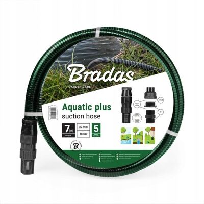 Bradas Wąż Ogrodowy - Spiralny Wąż PVC 7m - Pobór Wody i Pompa Bradas Wąż Ogrodowy - Spiralny Wąż PVC 7m - Pobór Wody i Pompa