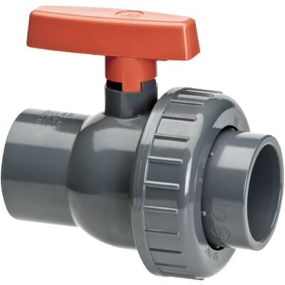 Granit Zawór kulowy PVC-U 16 bar DN50mm 124mm 6.05.063 Granit Zawór kulowy PVC-U 16 bar DN50mm 124mm 6.05.063
