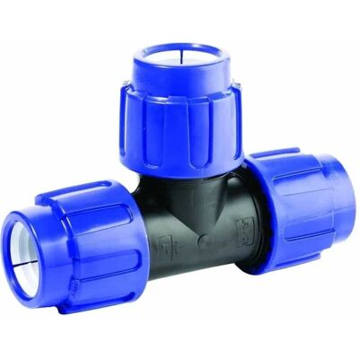 Cepex Złączka PE trójnik do wody pitnej, skręcana, 20x25x20 mm Cepex Złączka PE trójnik do wody pitnej, skręcana, 20x25x20 mm