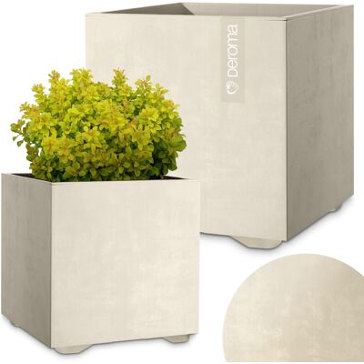 DONICA DONICZKA KWIETNIK DEROMA EFEKT BETONU 25CM CUBO MILLENNIUM PERŁOWA DONICA DONICZKA KWIETNIK DEROMA EFEKT BETONU 25CM CUBO MILLENNIUM PERŁOWA