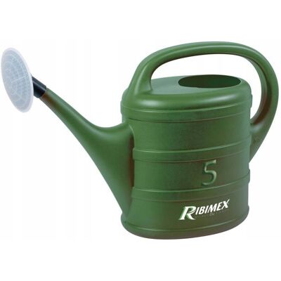 Ribimex Konewka Ogrodowa Do Podlewania Zielona Plastikowa Lekka Poręczna 5l Ribimex Konewka Ogrodowa Do Podlewania Zielona Plastikowa Lekka Poręczna 5l