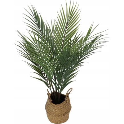 ProGarden Palma sztuczna w plecionym koszu Donicy 64cm ROŚLINA SZTUCZNA Ozdobna Taras ProGarden Palma sztuczna w plecionym koszu Donicy 64cm ROŚLINA SZTUCZNA Ozdobna Taras