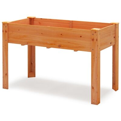 COSTWAY Podwyższona Grządka Do Uprawy Donica Drewniana Duża 113 X 53 X 21 Cm COSTWAY Podwyższona Grządka Do Uprawy Donica Drewniana Duża 113 X 53 X 21 Cm
