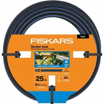 Wąż Ogrodowy Solid 13 Mm (1/2”) 25 M Fiskars 1076060 Wąż Ogrodowy Solid 13 Mm (1/2”) 25 M Fiskars 1076060