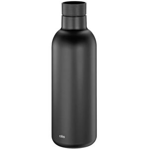 Inny producent Butelka termiczna Deluxe Cilio, stal nierdzewna, 0,65 l, śred. 8 x 24,5 cm, czarna Inny producent Butelka termiczna Deluxe Cilio, stal nierdzewna, 0,65 l, śred. 8 x 24,5 cm, czarna