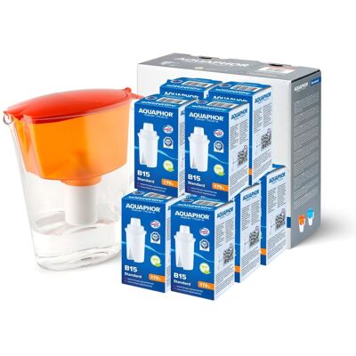 10x Wkład Filtr Aquaphor B15/b100-15 Do Brita Dafi + Dzbanek Aquaphor Standard 10x Wkład Filtr Aquaphor B15/b100-15 Do Brita Dafi + Dzbanek Aquaphor Standard