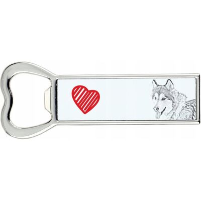 ART Alaskan Malamute - Otwieracz Do Butelek Z Psem, Personalizowany Otwieracz N ART Alaskan Malamute - Otwieracz Do Butelek Z Psem, Personalizowany Otwieracz N
