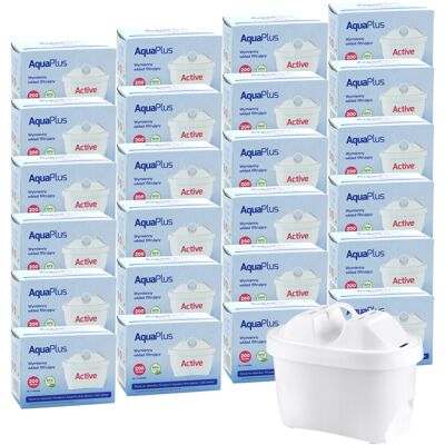 Aquaphor Wkłady Filtrujące do Dzbanka AQUAPLUS ACTIVE Zestaw 24 sztuk Aquaphor Wkłady Filtrujące do Dzbanka AQUAPLUS ACTIVE Zestaw 24 sztuk