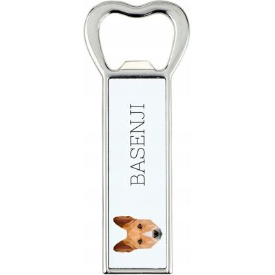 ART Basenji, Basendżi, Congo Dog -otwieracz do butelek ze zdjęciem i napisem d ART Basenji, Basendżi, Congo Dog -otwieracz do butelek ze zdjęciem i napisem d
