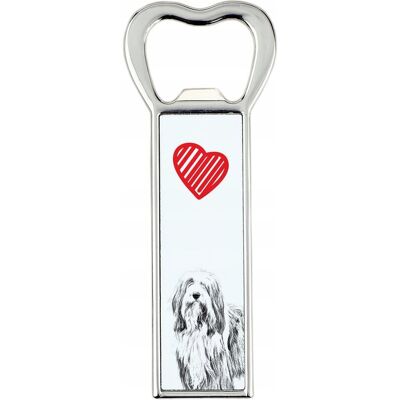 ART Bearded Collie, Highland Collie - Otwieracz Do Butelek Z Psem, Personalizow ART Bearded Collie, Highland Collie - Otwieracz Do Butelek Z Psem, Personalizow