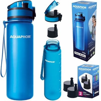 Bidon Butelka Filtrująca Aquaphor City 0,5 L + 3 Filtry Bidon Butelka Filtrująca Aquaphor City 0,5 L + 3 Filtry