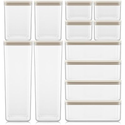 Bodum pojemniki kuchenne w zestawie Canteen 12 szt. Off white Bodum pojemniki kuchenne w zestawie Canteen 12 szt. Off white