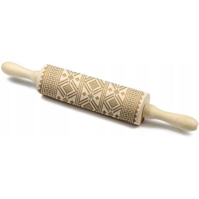 Boho 3 - Grawerowany Wałek Do Ciasta, Dla Młośników Wypieków, Marka Art-Do Boho 3 - Grawerowany Wałek Do Ciasta, Dla Młośników Wypieków, Marka Art-Do