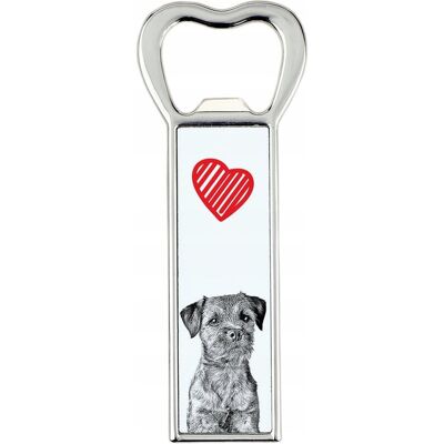 ART Border Terrier - Otwieracz Do Butelek Z Psem, Personalizowany Otwieracz Na ART Border Terrier - Otwieracz Do Butelek Z Psem, Personalizowany Otwieracz Na