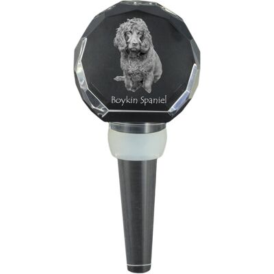 Boykin Spaniel - kryształowa zatyczka do butelki, wyjątkowy korek do wina ze zdjęciem, personalizowany prezent dla sommeliera marki Art-Dog Boykin Spaniel - kryształowa zatyczka do butelki, wyjątkowy korek do wina ze zdjęciem, personalizowany prezent dla sommeliera marki Art-Dog