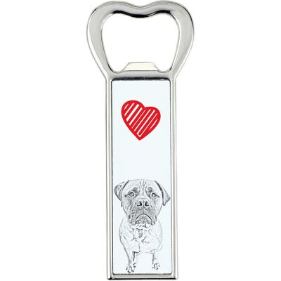 Bullmastiff, Bulmastif - otwieracz do butelek z psem, personalizowany otwieracz na lodówkę, wyjątkowy upominek dla mężczyzny marki Art-Dog Bullmastiff, Bulmastif - otwieracz do butelek z psem, personalizowany otwieracz na lodówkę, wyjątkowy upominek dla mężczyzny marki Art-Dog