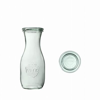 Inny producent Butelka szklana 530 ml z pokrywką - op. 6 szt WECK, Saftflasche Inny producent Butelka szklana 530 ml z pokrywką - op. 6 szt WECK, Saftflasche