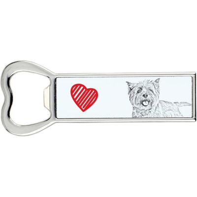 Cairn Terrier - otwieracz do butelek z psem, personalizowany otwieracz na lodówkę, wyjątkowy upominek dla mężczyzny marki Art-Dog Cairn Terrier - otwieracz do butelek z psem, personalizowany otwieracz na lodówkę, wyjątkowy upominek dla mężczyzny marki Art-Dog