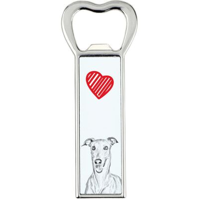 Charcik włoski, Italian Greyhound - otwieracz do butelek z psem, personalizowany otwieracz na lodówkę, wyjątkowy upominek dla mężczyzny marki Art-Dog Charcik włoski, Italian Greyhound - otwieracz do butelek z psem, personalizowany otwieracz na lodówkę, wyjątkowy upominek dla mężczyzny marki Art-Dog
