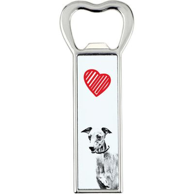 Chart afrykański, Azawakh - otwieracz do butelek z psem, personalizowany otwieracz na lodówkę, wyjątkowy upominek dla mężczyzny marki Art-Dog Chart afrykański, Azawakh - otwieracz do butelek z psem, personalizowany otwieracz na lodówkę, wyjątkowy upominek dla mężczyzny marki Art-Dog