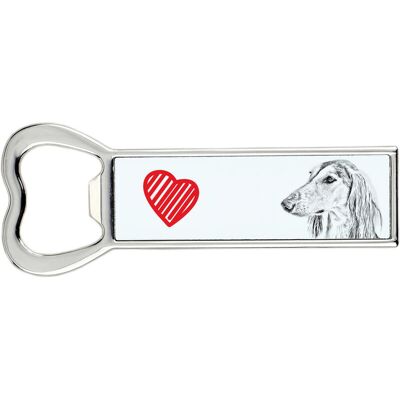 Chart perski, Saluki I - otwieracz do butelek z psem, personalizowany otwieracz na lodówkę, wyjątkowy upominek dla mężczyzny marki Art-Dog Chart perski, Saluki I - otwieracz do butelek z psem, personalizowany otwieracz na lodówkę, wyjątkowy upominek dla mężczyzny marki Art-Dog