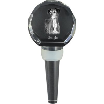 Chart perski, Saluki - kryształowa zatyczka do butelki, wyjątkowy korek do wina ze zdjęciem, personalizowany prezent dla sommeliera marki Art-Dog Chart perski, Saluki - kryształowa zatyczka do butelki, wyjątkowy korek do wina ze zdjęciem, personalizowany prezent dla sommeliera marki Art-Dog