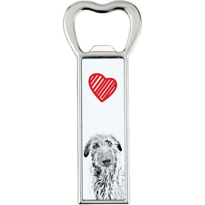 Chart szkocki, Deerhound - otwieracz do butelek z psem, personalizowany otwieracz na lodówkę, wyjątkowy upominek dla mężczyzny marki Art-Dog Chart szkocki, Deerhound - otwieracz do butelek z psem, personalizowany otwieracz na lodówkę, wyjątkowy upominek dla mężczyzny marki Art-Dog