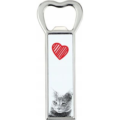Chartreux - Otwieracz Do Butelek Z Kotem, Personalizowany Otwieracz Na Lodó Chartreux - Otwieracz Do Butelek Z Kotem, Personalizowany Otwieracz Na Lodó